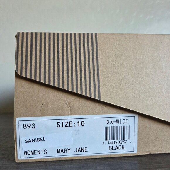 Orthofeet Sanibel 893 Orthotic Mary Jane Shoes Black Sz Women's 10 XX-Wide NEW - Picture 10 of 11